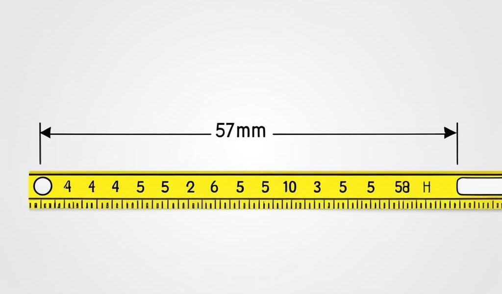 57cm to m