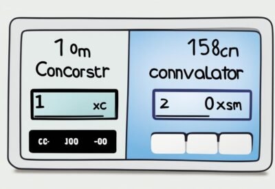 125cm to m